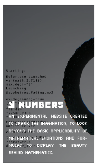 the numbers experimental event card